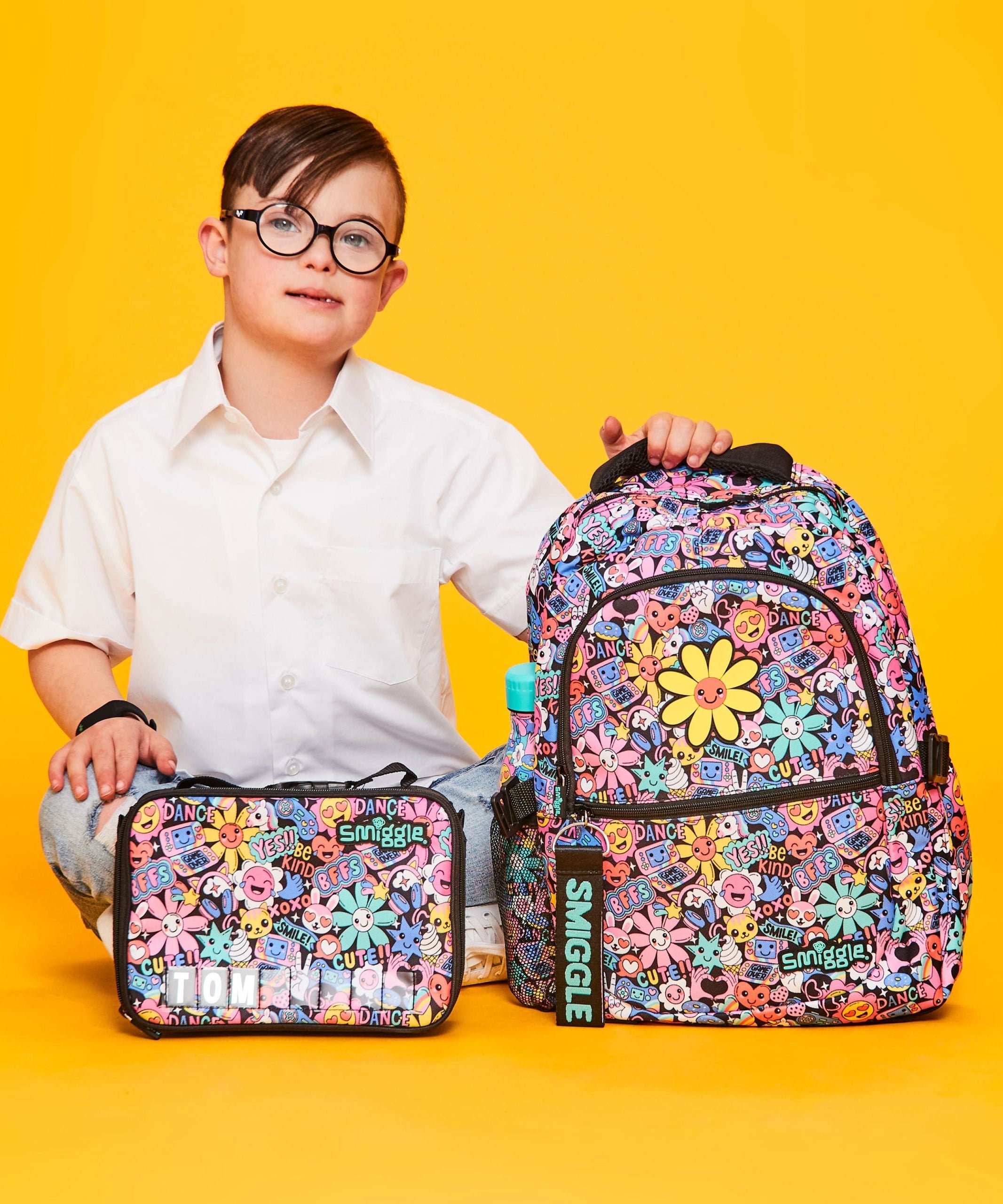 Smiggle - Bright Side Klassischer Schulrucksack
