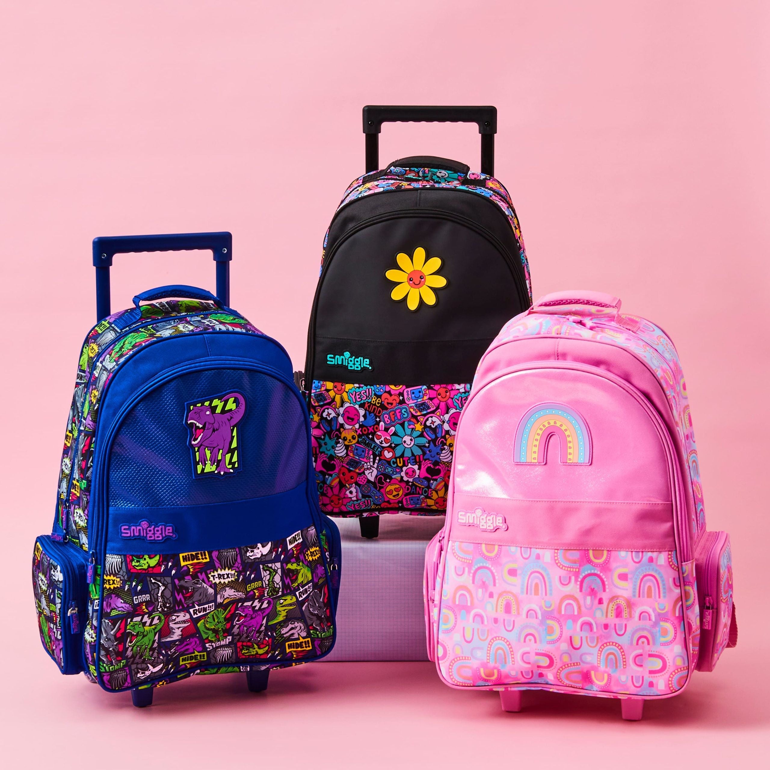 Smiggle – Bright Side Lighted Squeegee Schul- und Reisetasche