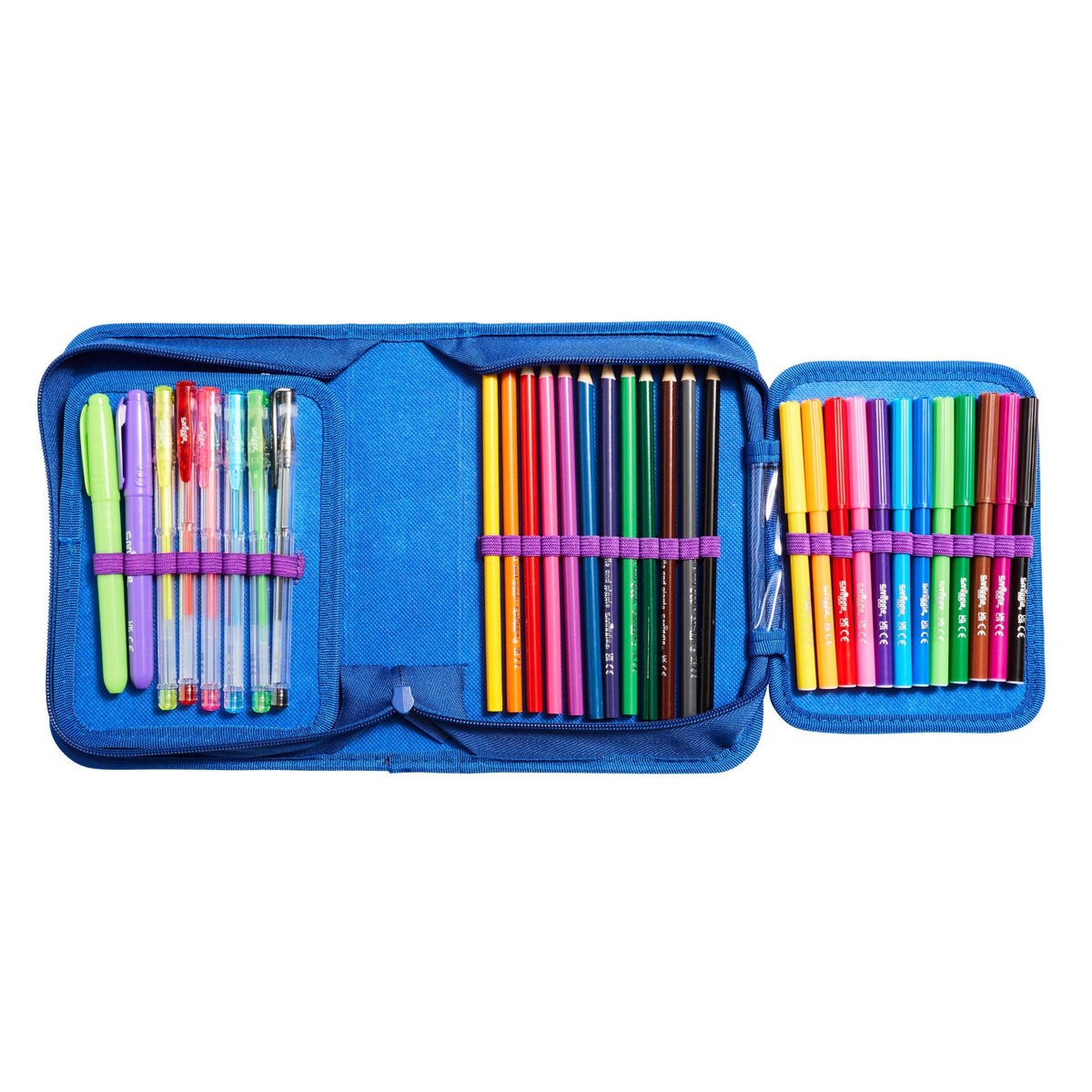 Smiggle - Bright Side Federmäppchen und Stifte-Briefpapier-Set