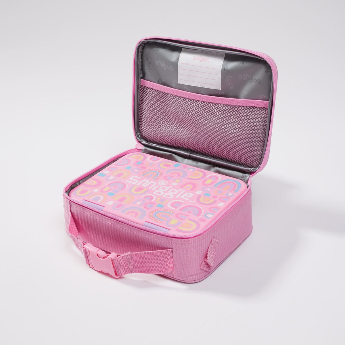 Smiggle – quadratische Lunchbox „Bright Side“.