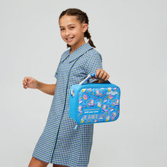 Smiggle – quadratische Lunchbox „Bright Side“.