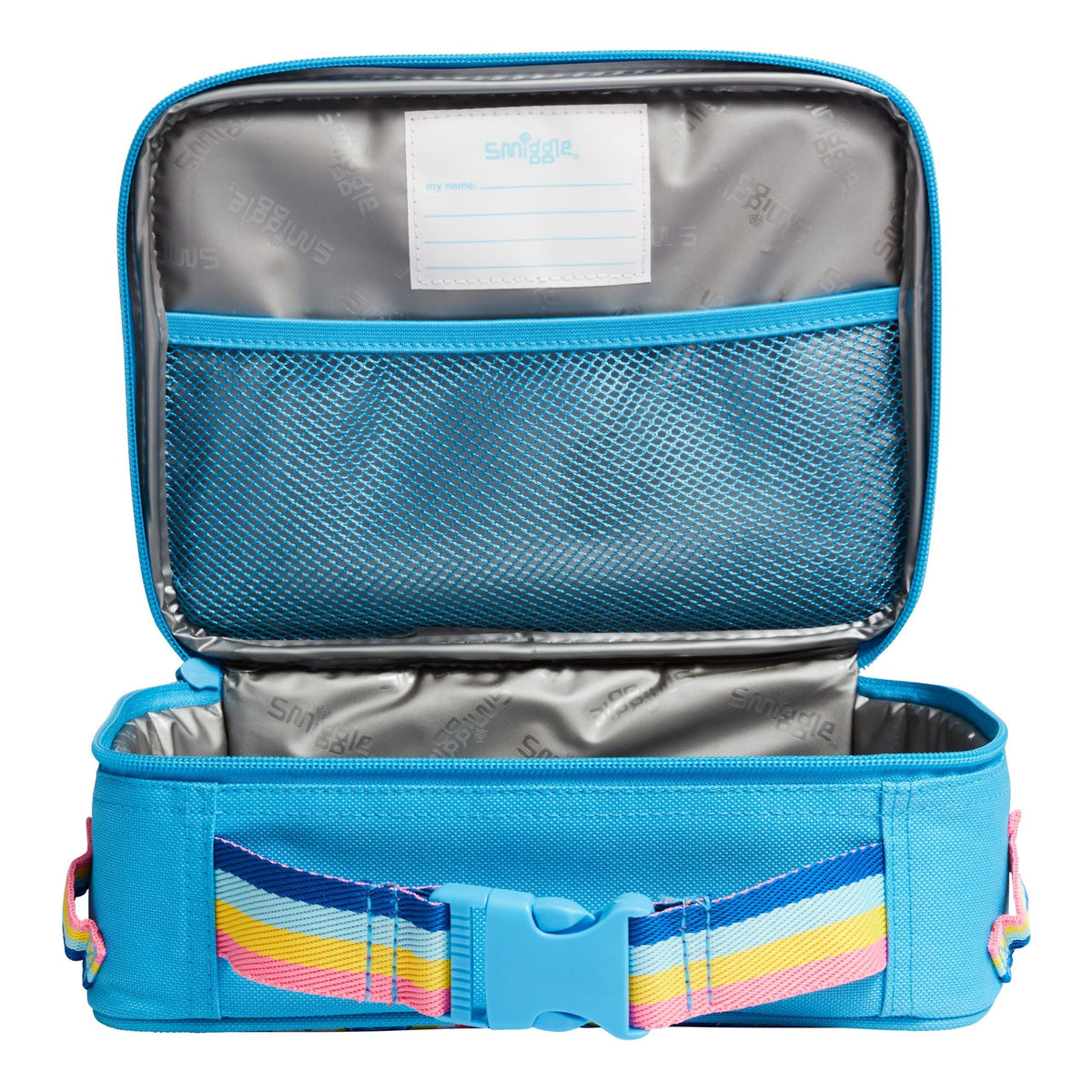 Smiggle – quadratische Lunchbox „Bright Side“.