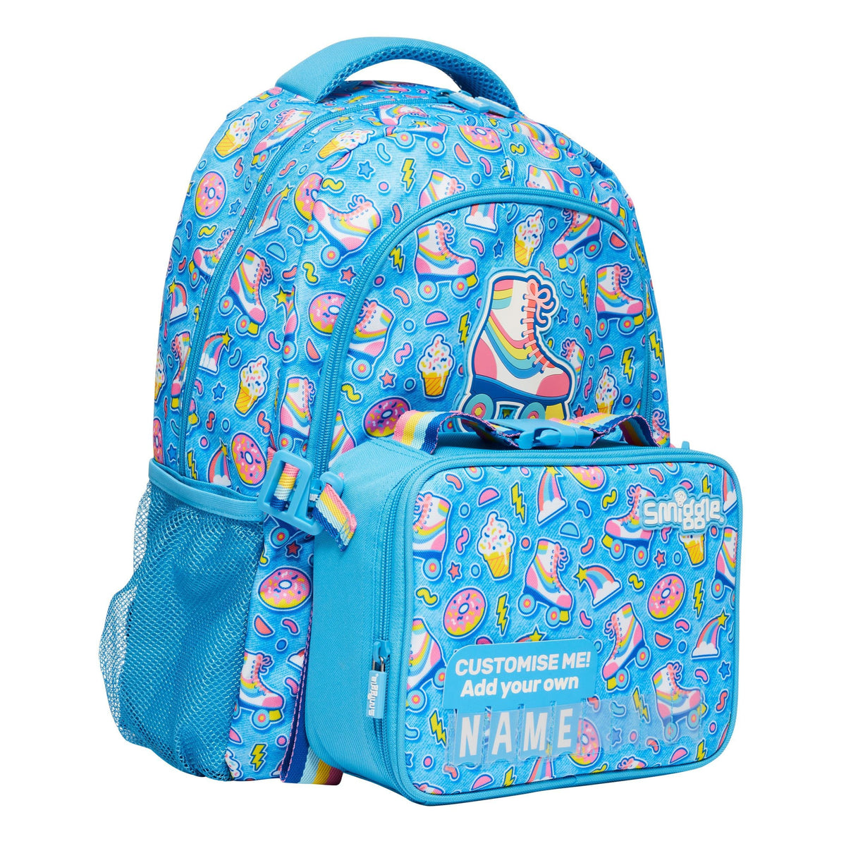 Smiggle – quadratische Lunchbox „Bright Side“.
