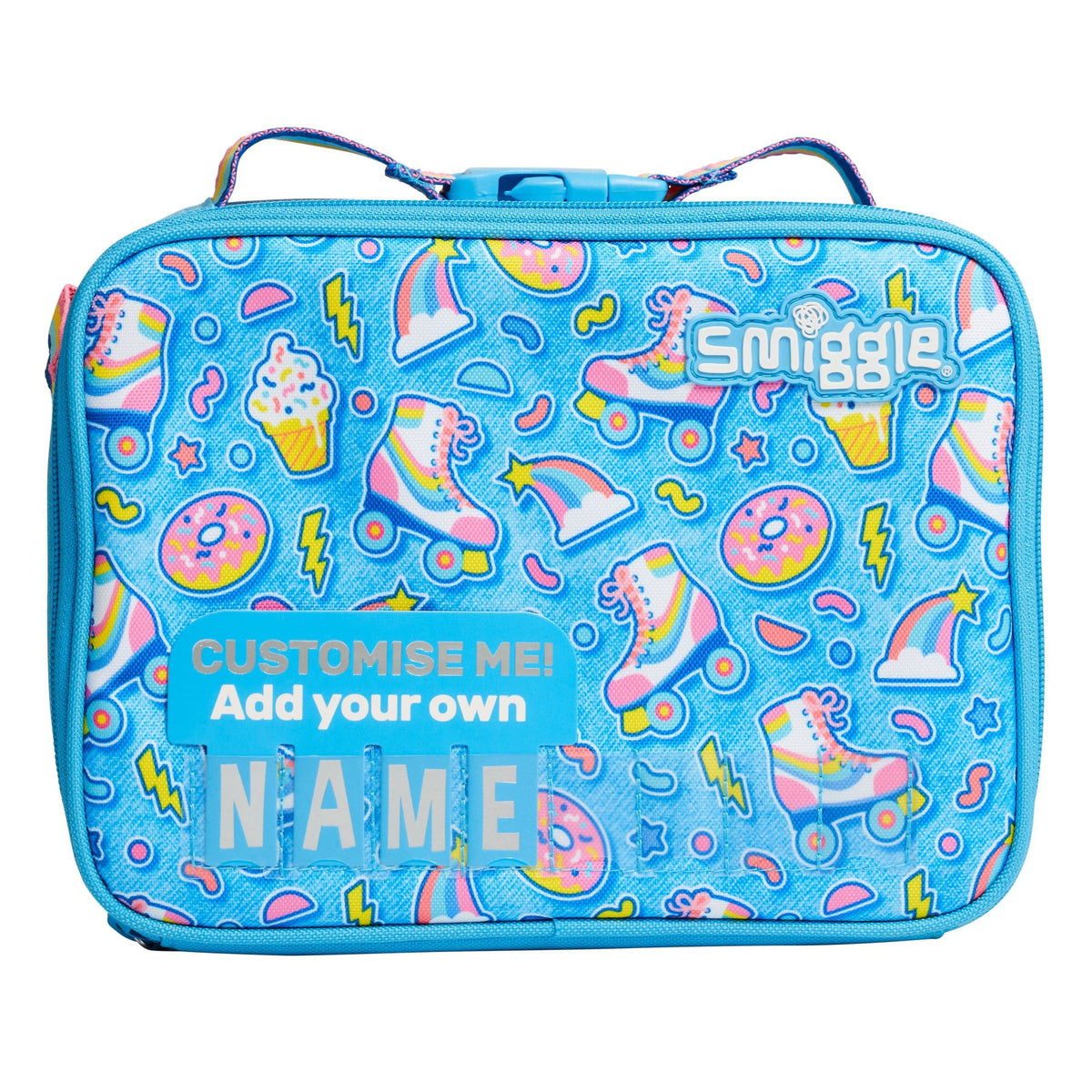 Smiggle – quadratische Lunchbox „Bright Side“.