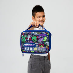 Smiggle – quadratische Lunchbox „Bright Side“.