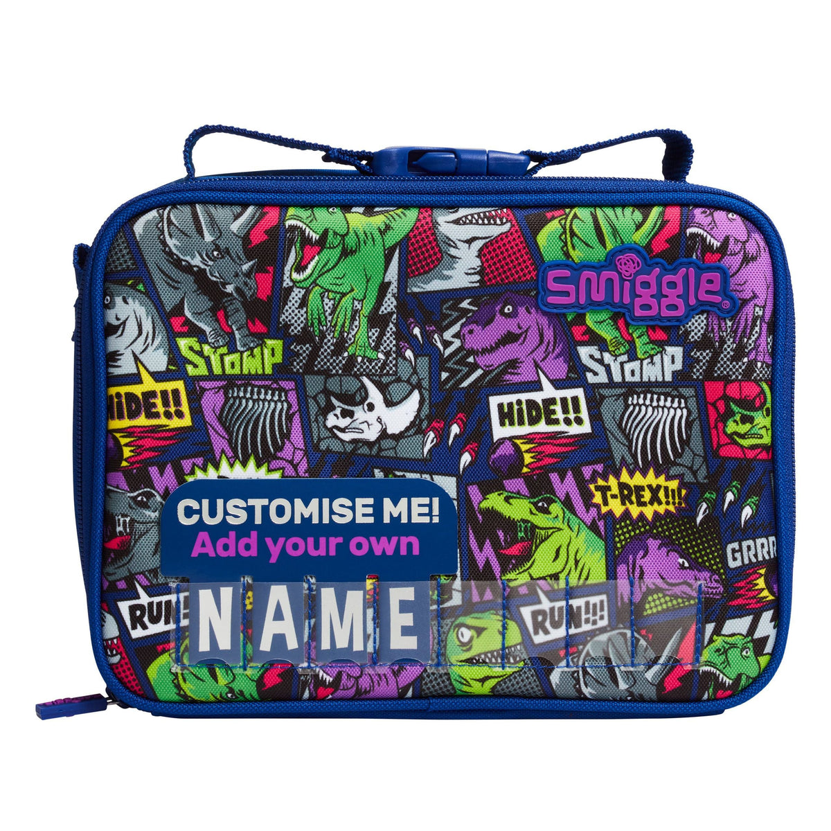 Smiggle – quadratische Lunchbox „Bright Side“.