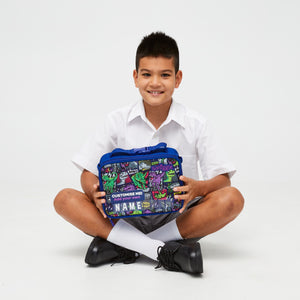 Smiggle – quadratische Lunchbox „Bright Side“.