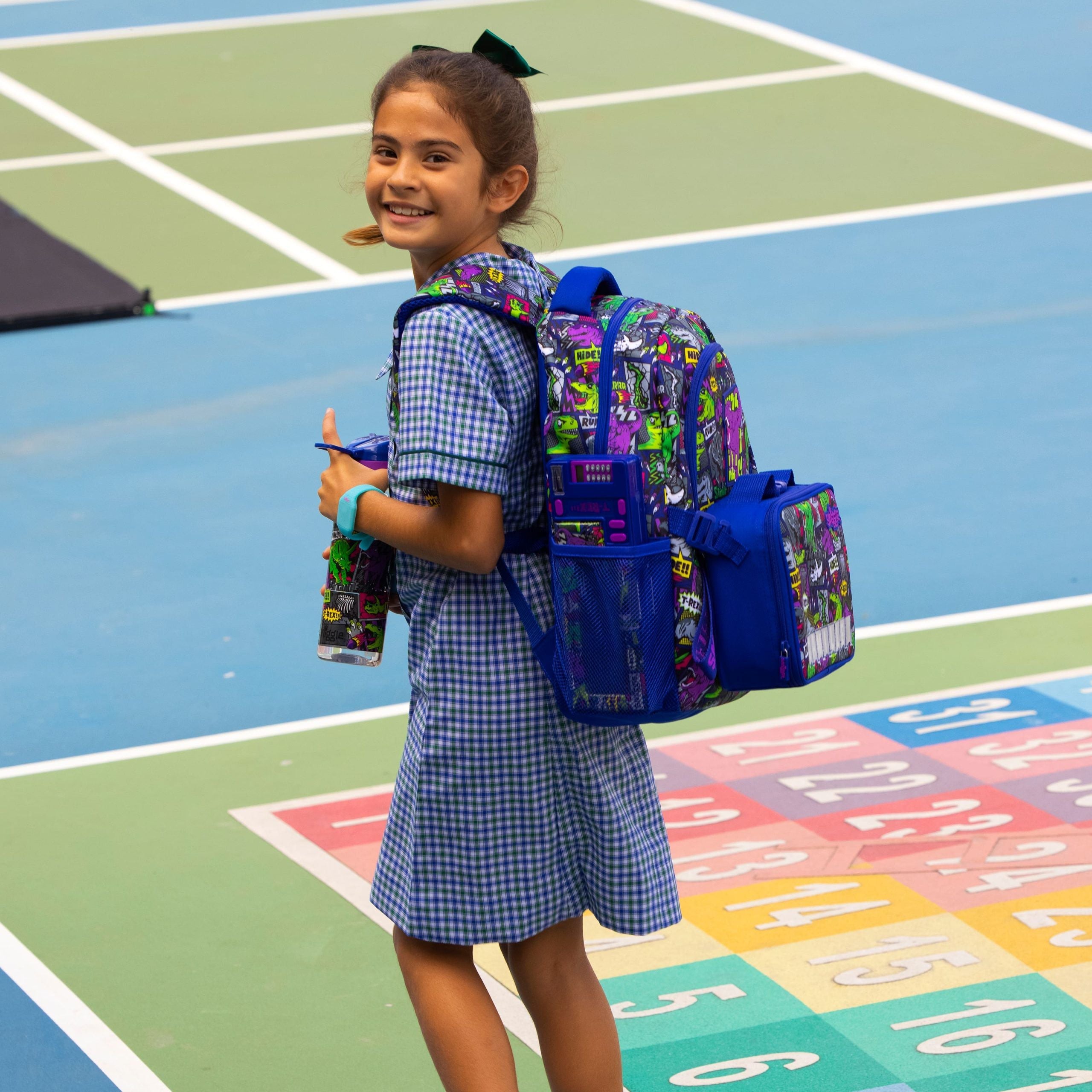 Smiggle – quadratische Lunchbox „Bright Side“.