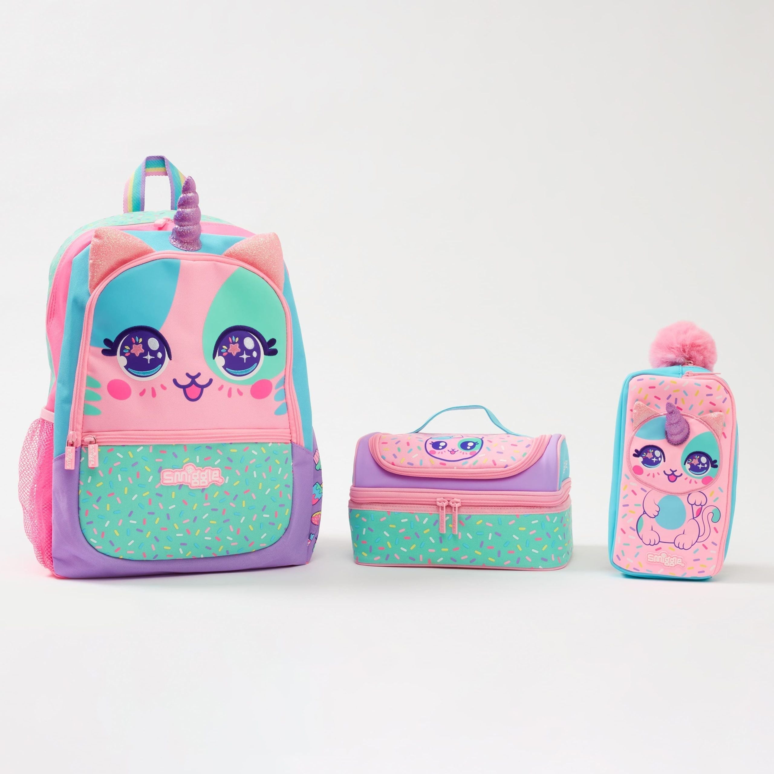Smiggle- Budz 3-teiliges Schulranzen-Set