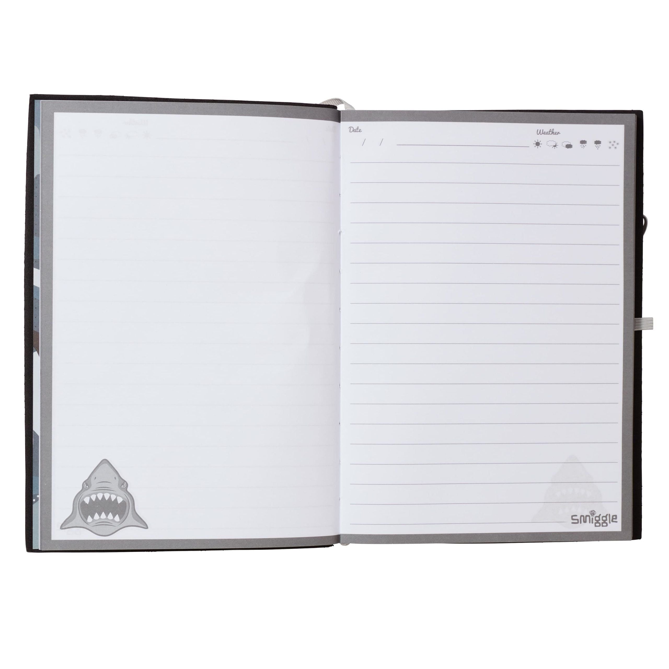 Smiggle – Budz A5-Notizbuch mit dickem Einband