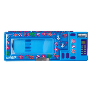Smiggle - Budz Mavişler Pop Out Automatisches Federmäppchen mit Taschenrechner
