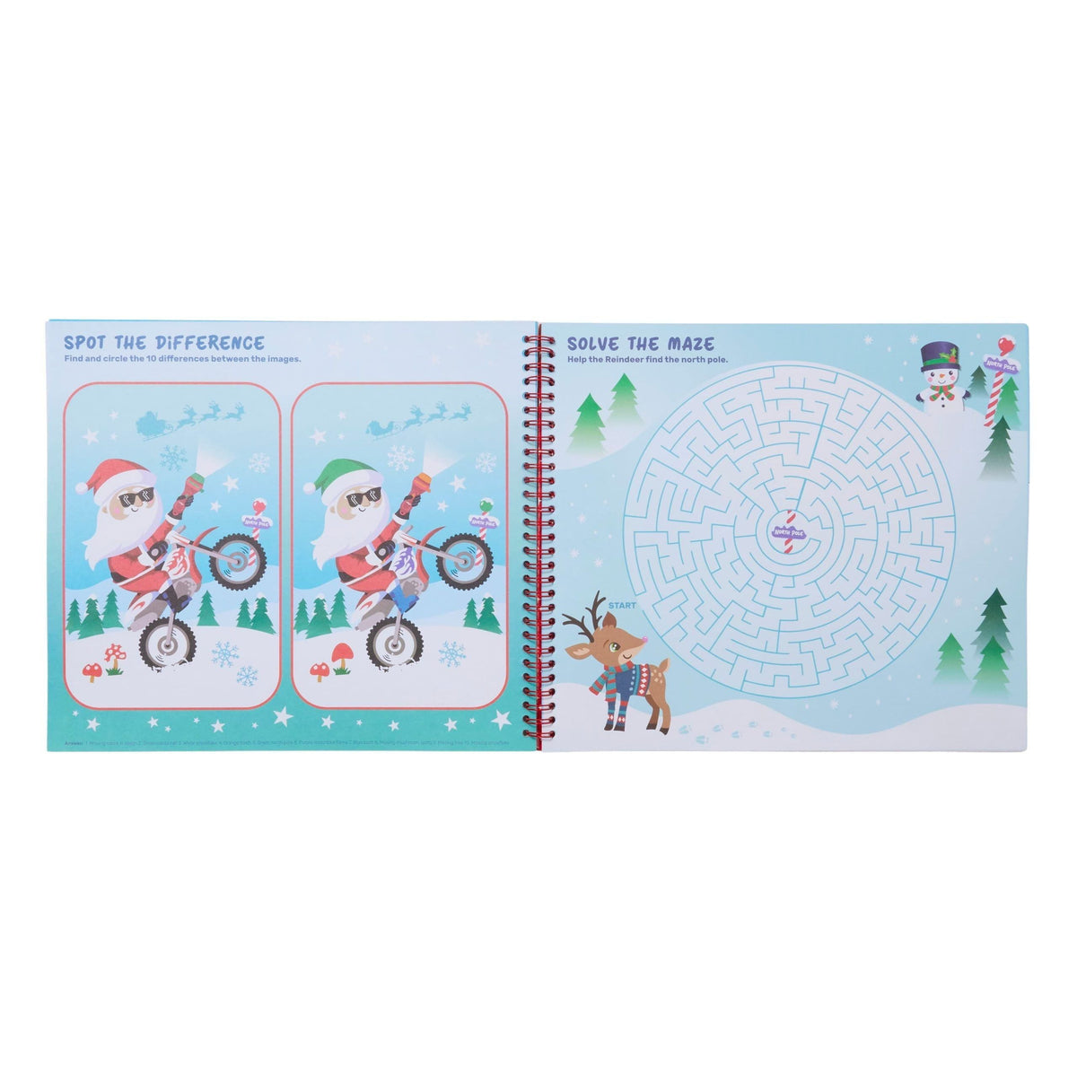 Smiggle – Magisches Weihnachtsübungs- und Aufkleber-Neujahrsspaßbuch