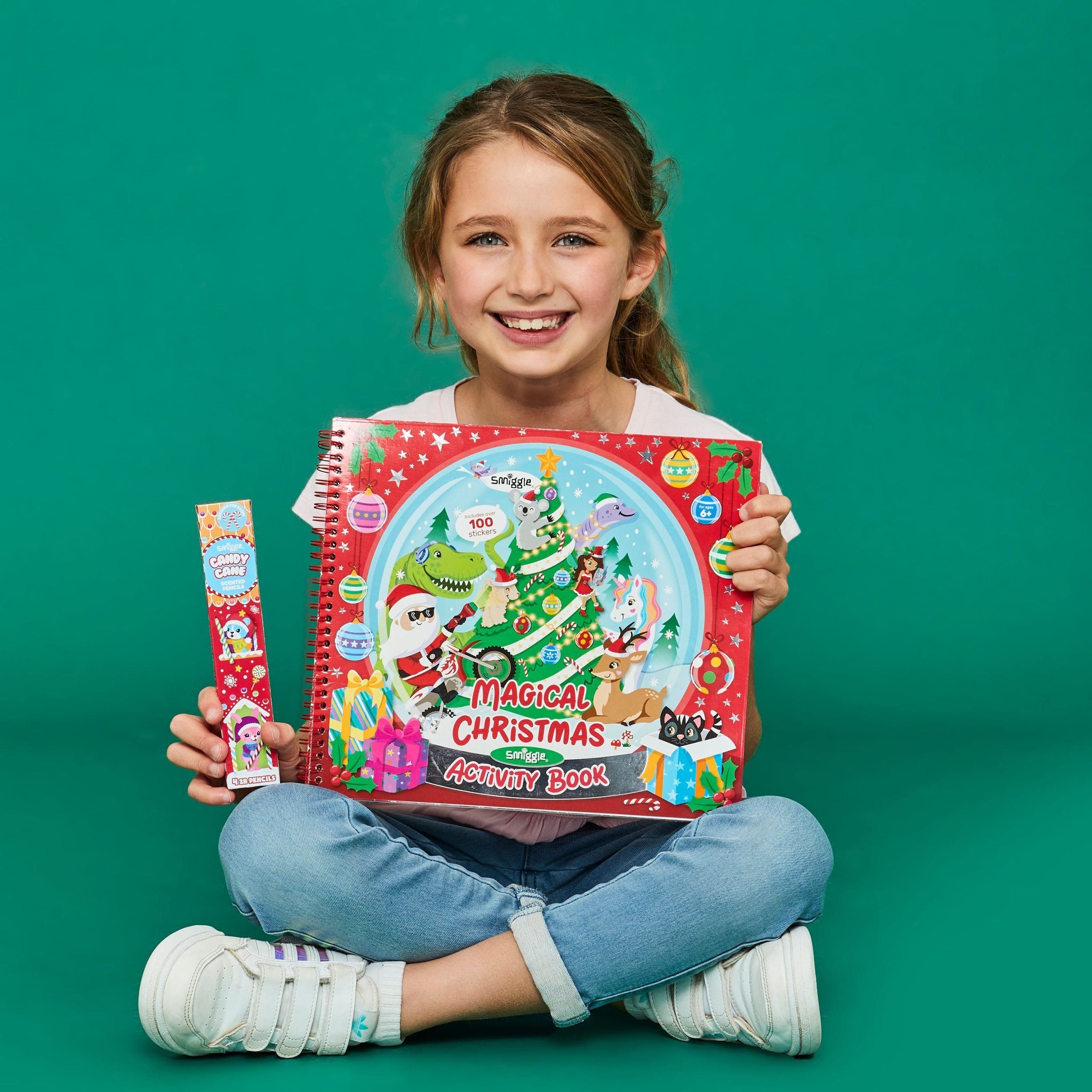 Smiggle – Magisches Weihnachtsübungs- und Aufkleber-Neujahrsspaßbuch