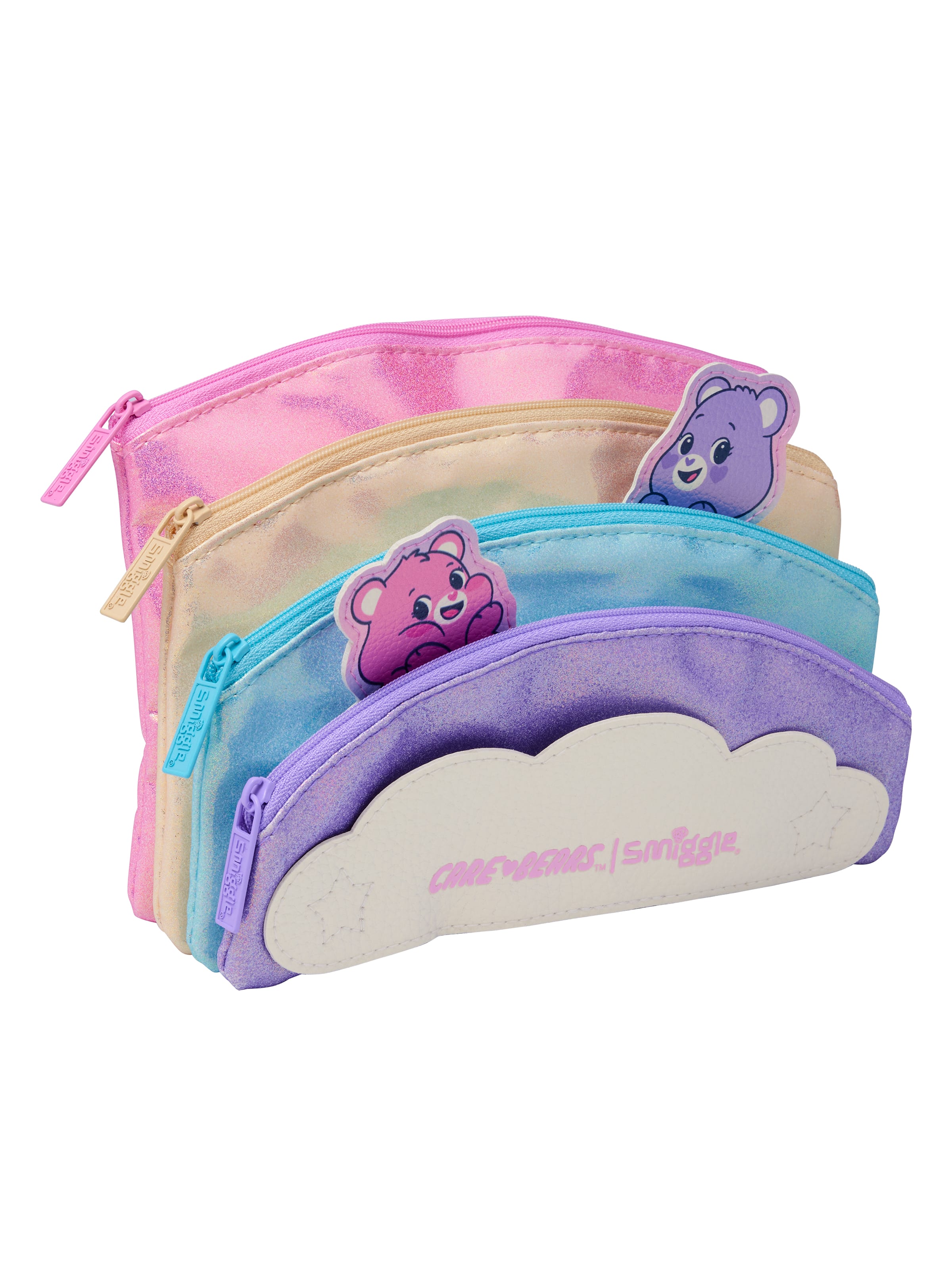 Smiggle - Care Bears Mehrfachtaschen Federmäppchen
