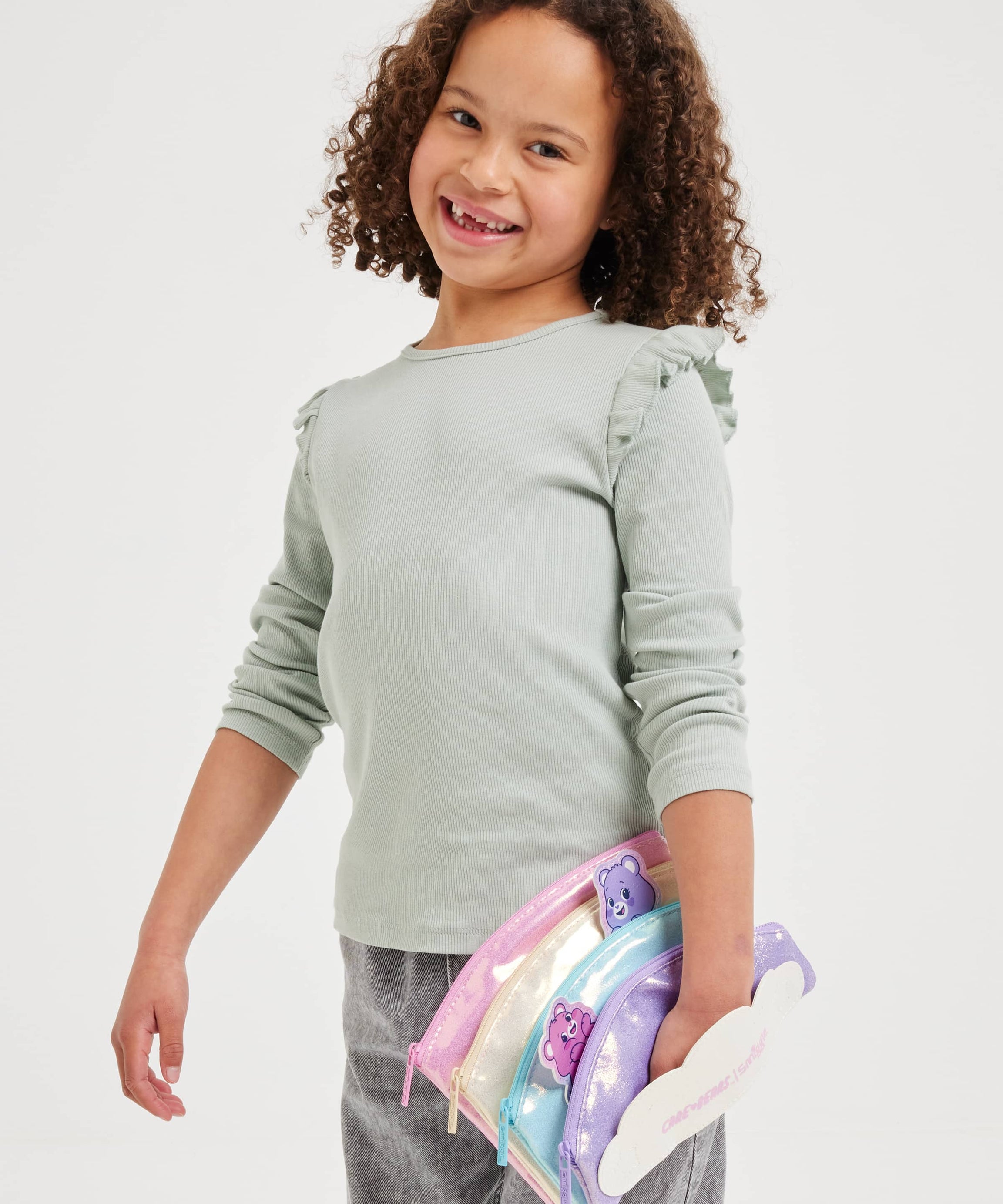 Smiggle - Care Bears Çok Cepli Kalem Kutusu