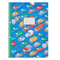 Smiggle – Liniertes und liniertes A4-Notizbuch mit 64 Seiten