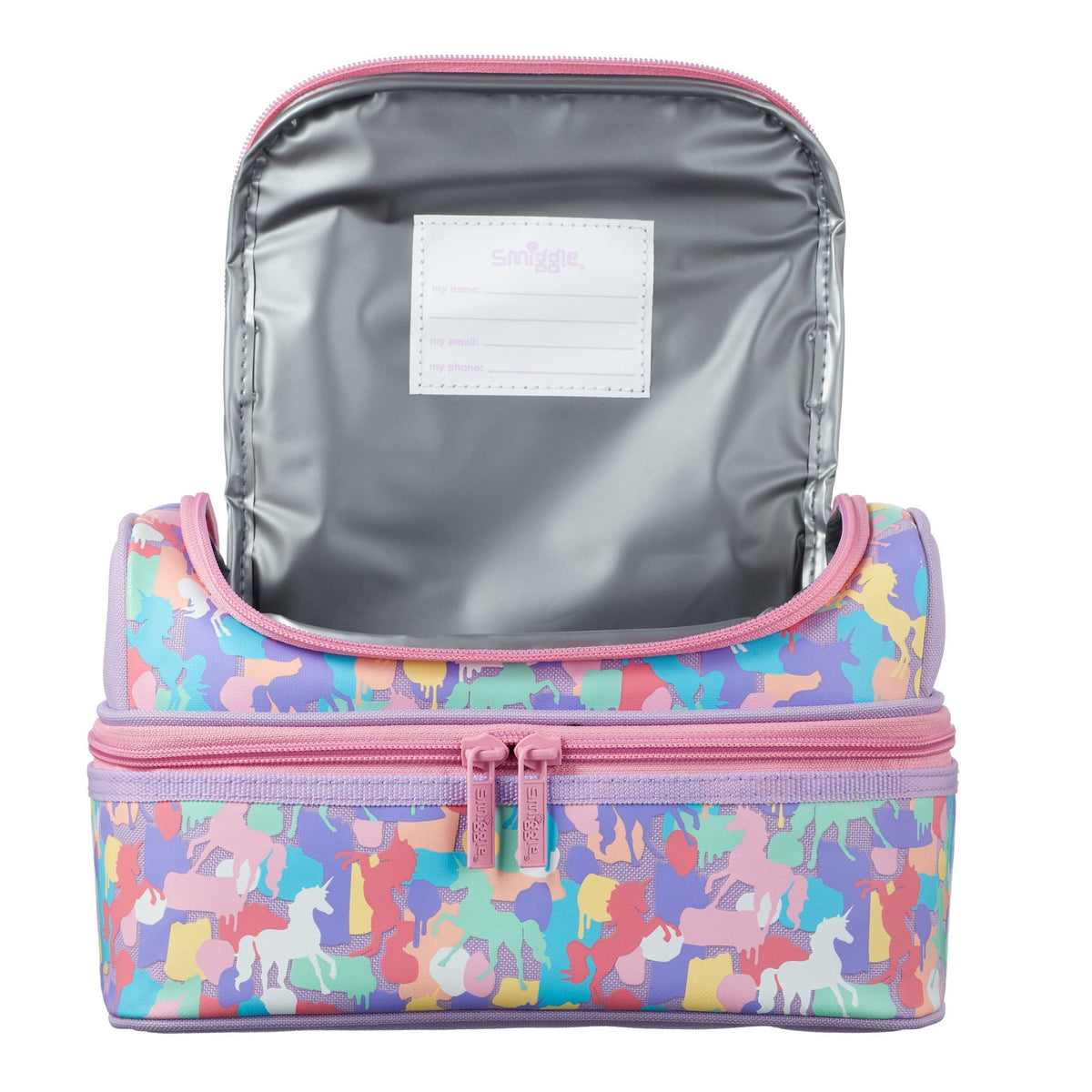 Smiggle – Doppeldecker-Einhorn-Lunchbox