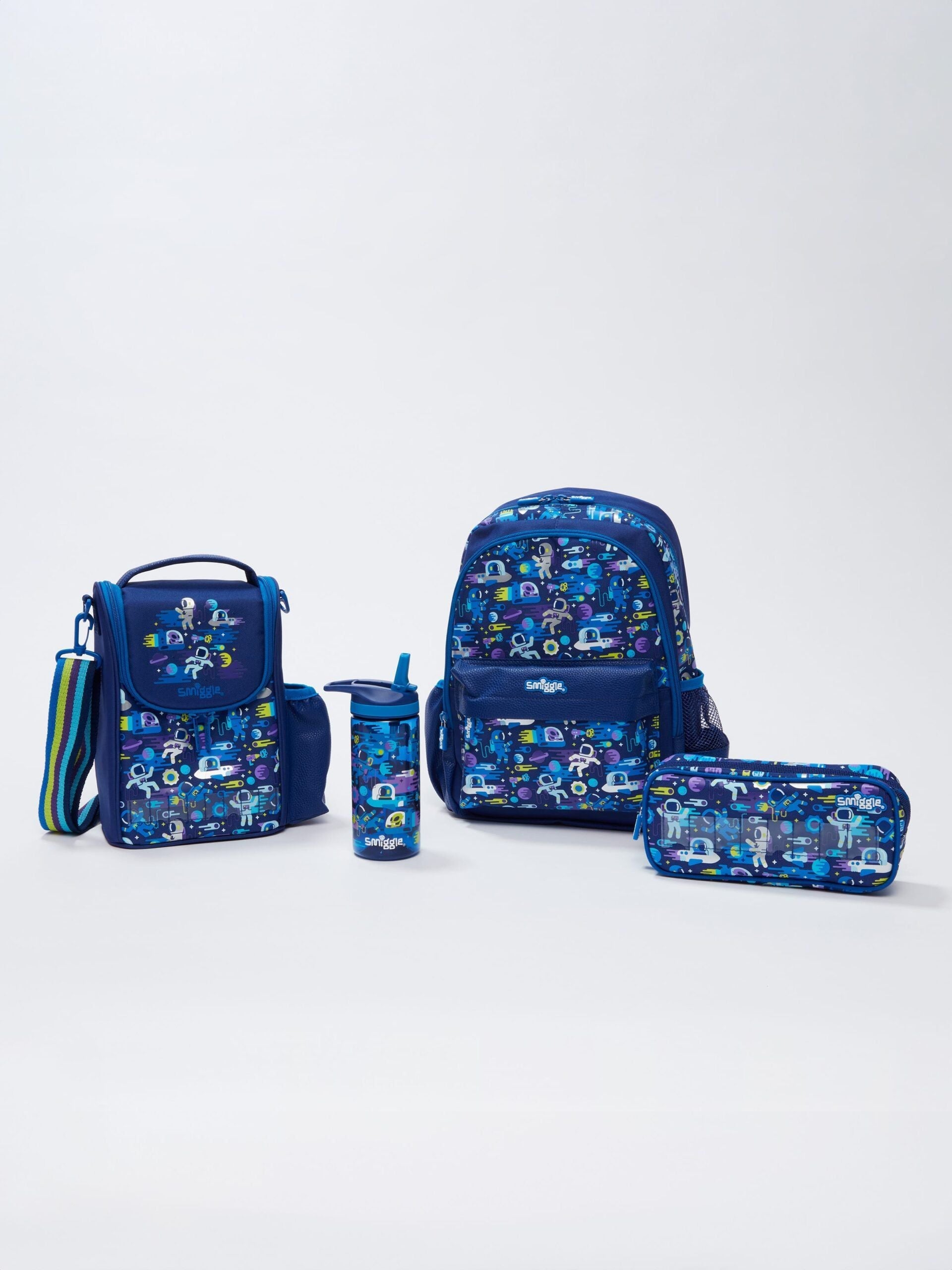 Smiggle - Cloud Nine 4-teiliges Kindergarten- und Kindergartentaschen-Set