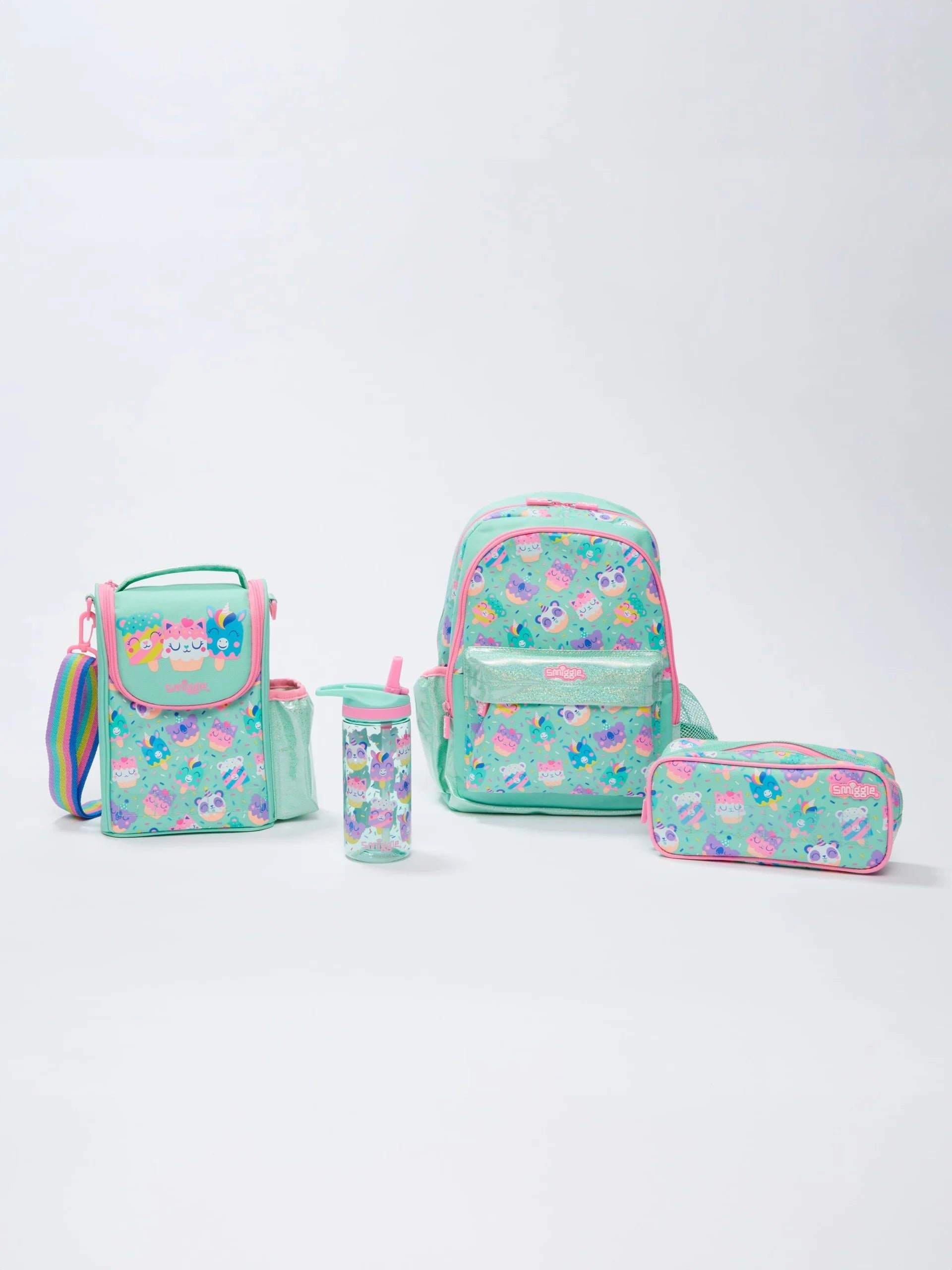 Smiggle - Cloud Nine 4-teiliges Kindergarten- und Kindergartentaschen-Set