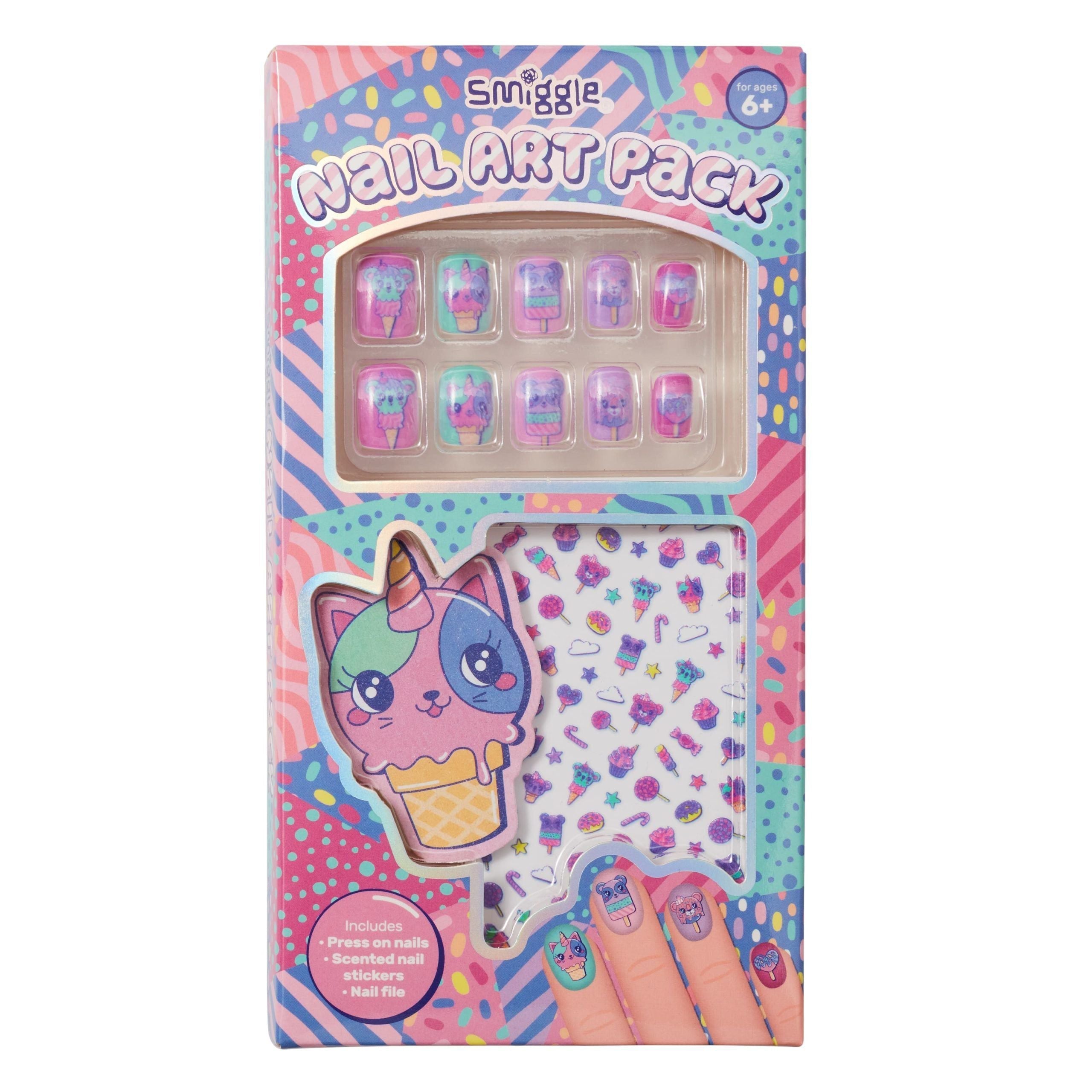 Smiggle – Nägel und Nagelaufkleber für Kinder
