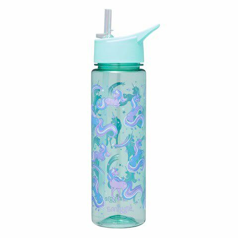 Smiggle - Dash BPA-freier Trinkflasche 750 ml mit Strohhalm