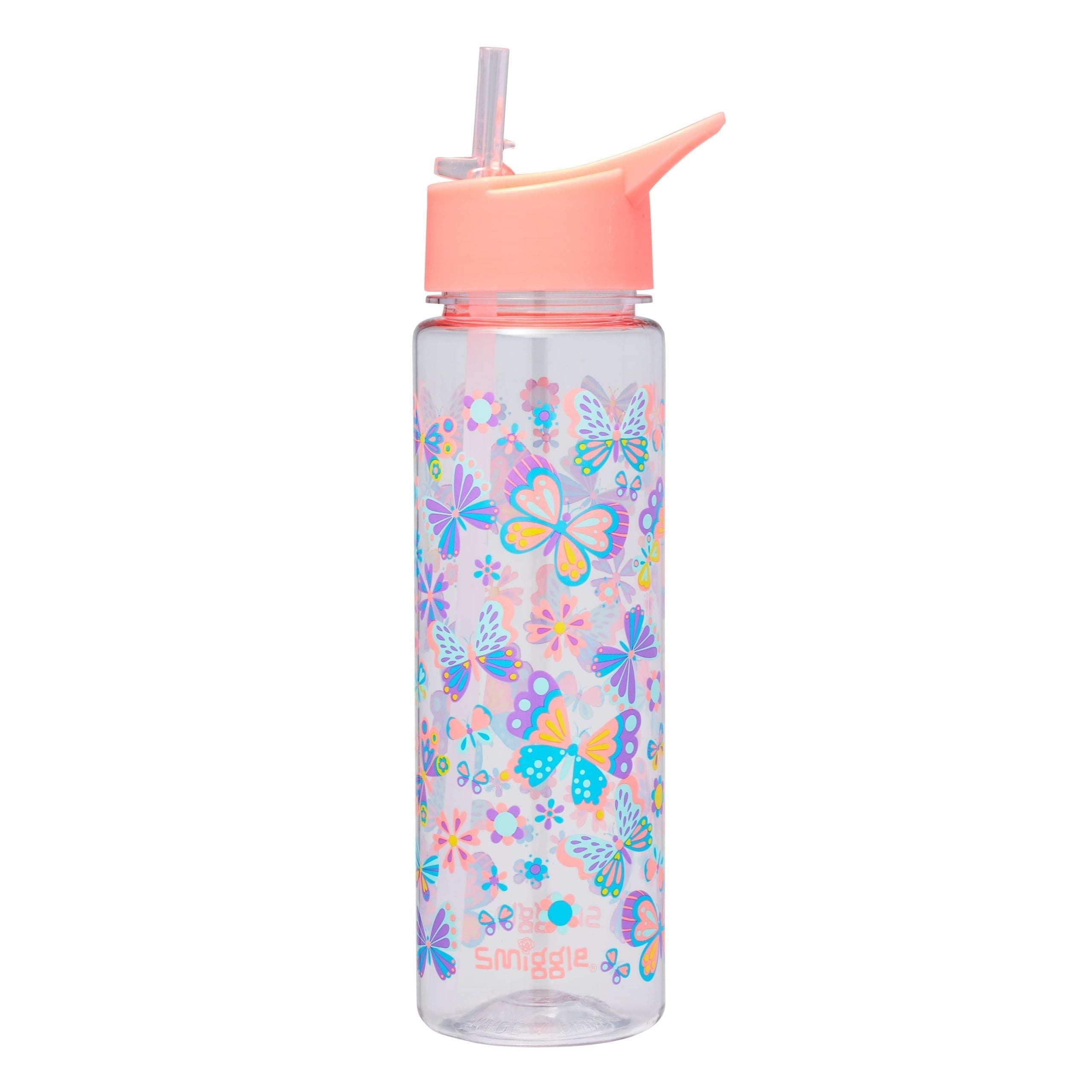 Smiggle - Dash BPA-freier 750ml Trinkflasche mit Strohhalm