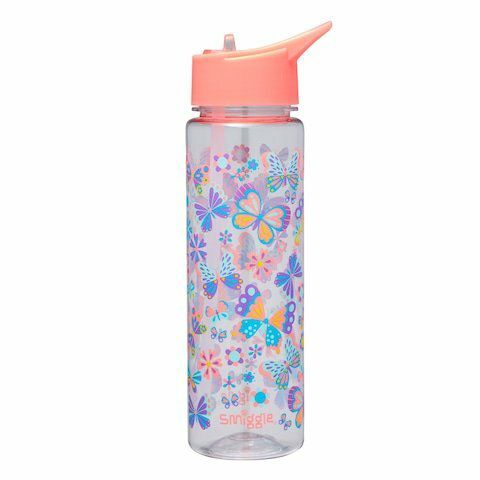 Smiggle - Dash BPA-freier 750ml Trinkflasche mit Strohhalm