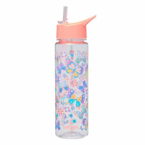 Smiggle - Dash BPA-freier 750ml Trinkflasche mit Strohhalm