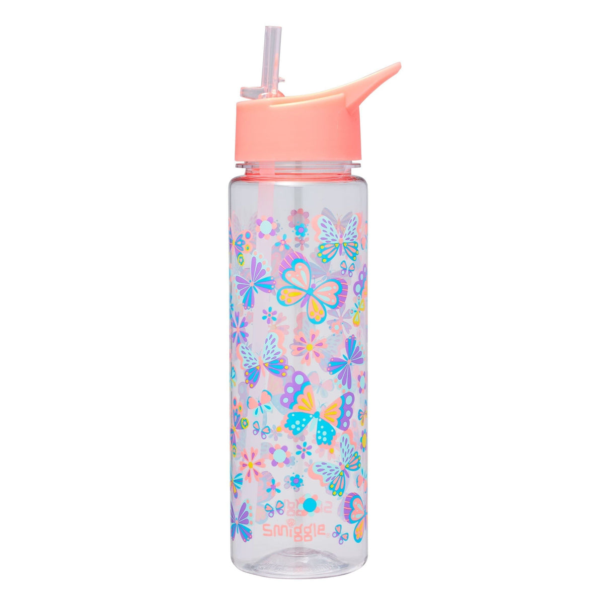 Smiggle - Dash BPA-freier 750ml Trinkflasche mit Strohhalm