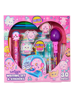Smiggle – Set aus Notizbuch, Radiergummi, Stift und Malpapier