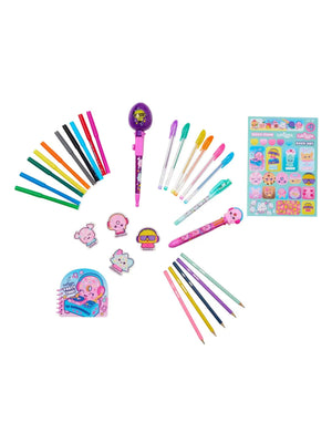 Smiggle – Set aus Notizbuch, Radiergummi, Stift und Malpapier