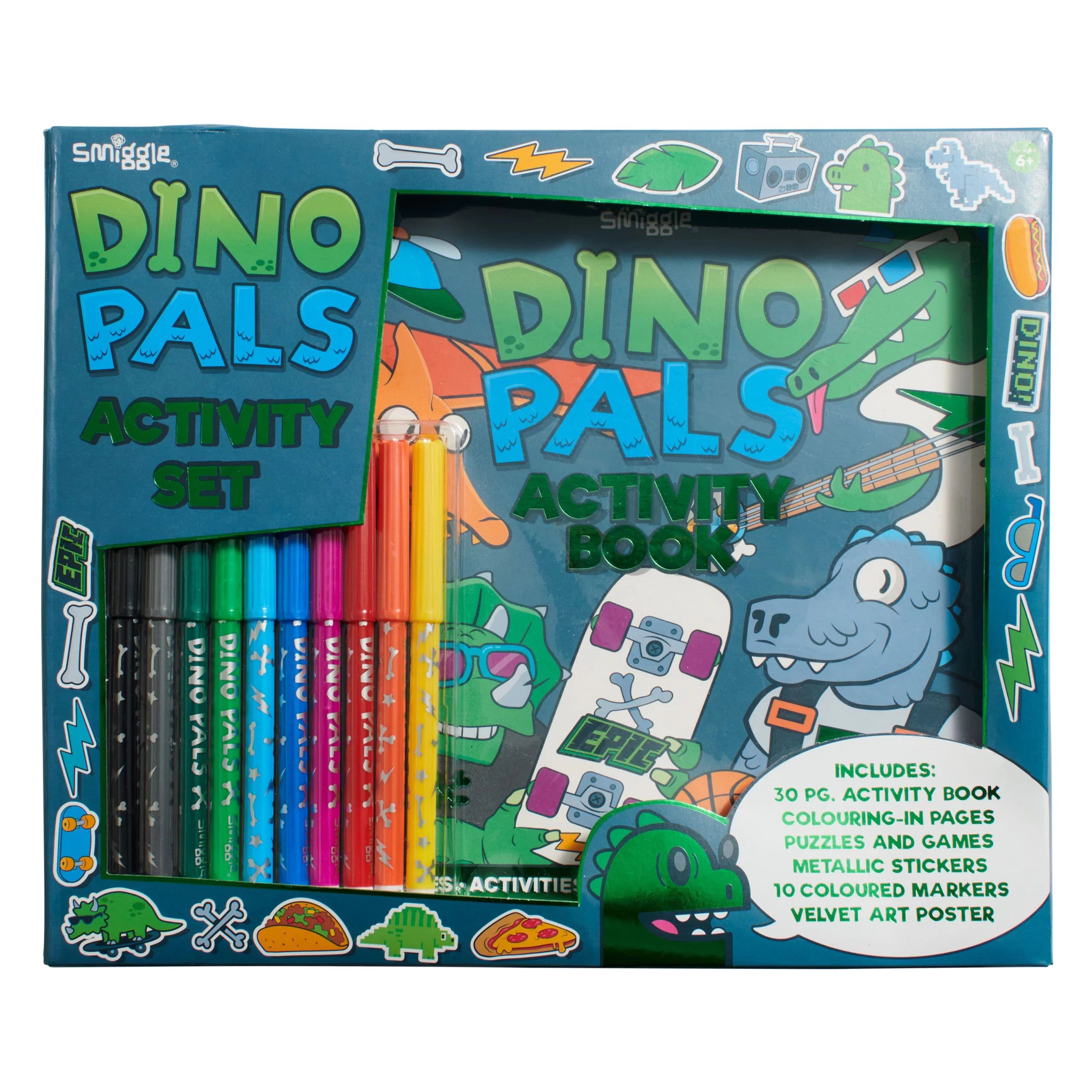 Smiggle-Dinossi Special Design Activity Set und Farben