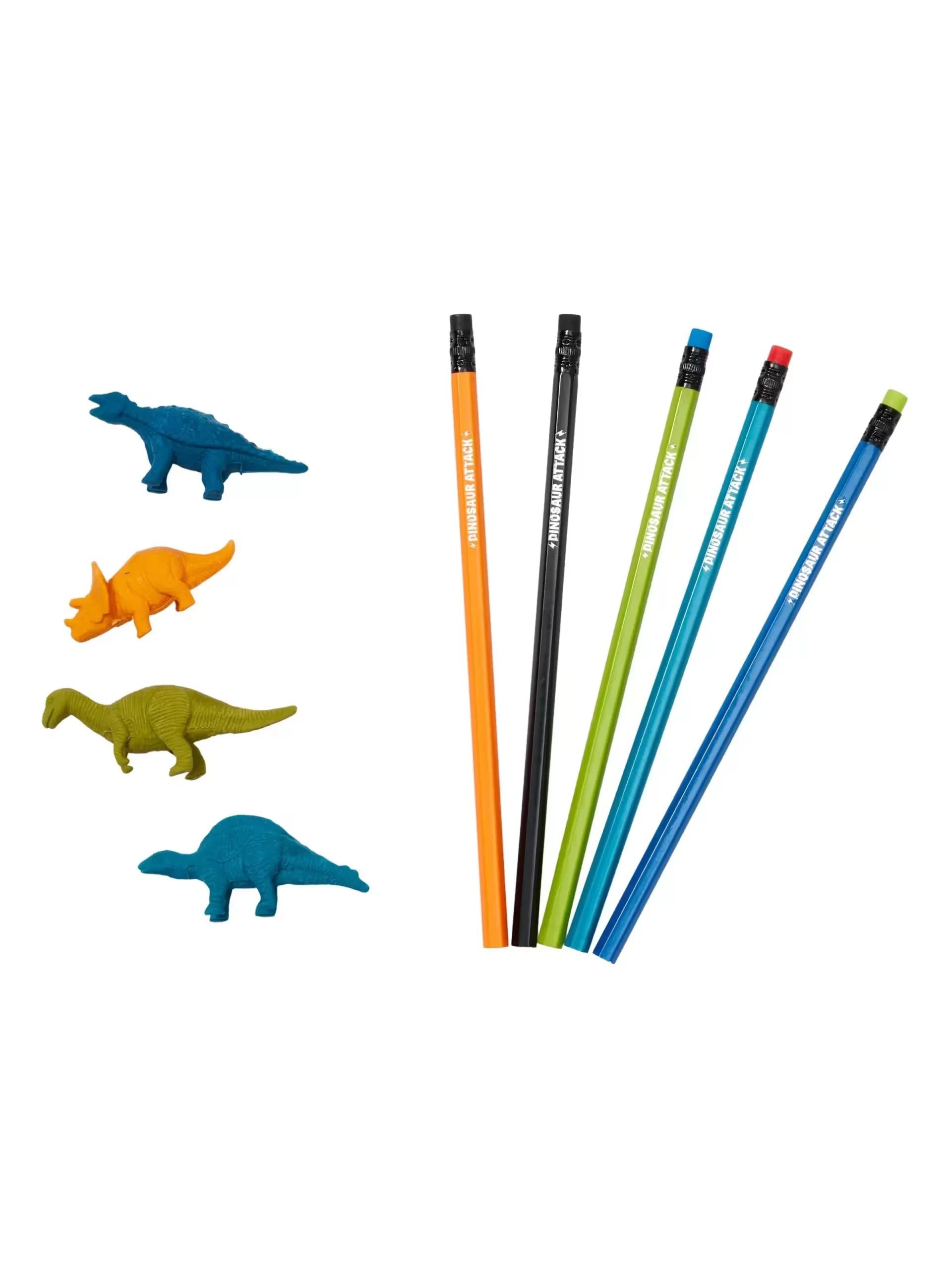 Smiggle – Dinosaurier-Radiergummi- und Bleistift-Set