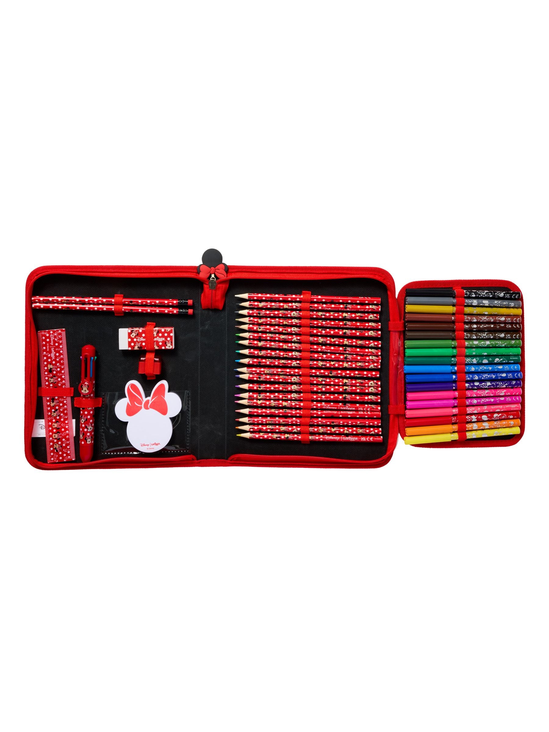 Smiggle - Disney Minnie Schreibwaren Set und Federmäppchen