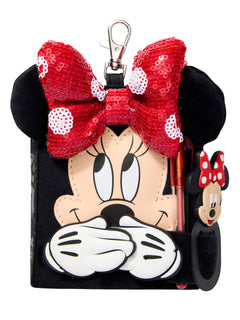 Smiggle – Disney Minnie Mouse Mini-Notizbuch mit Schlüsselanhänger