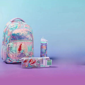 Smiggle – Disney Princess Ariel 3-teiliges Schulranzen-Set