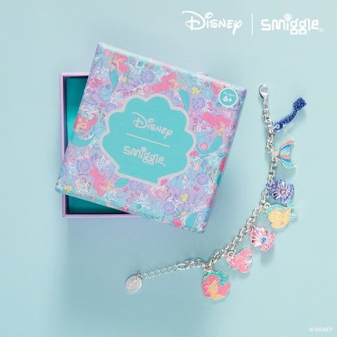 Smiggle – Disney Princess Ariel Charm-Armband