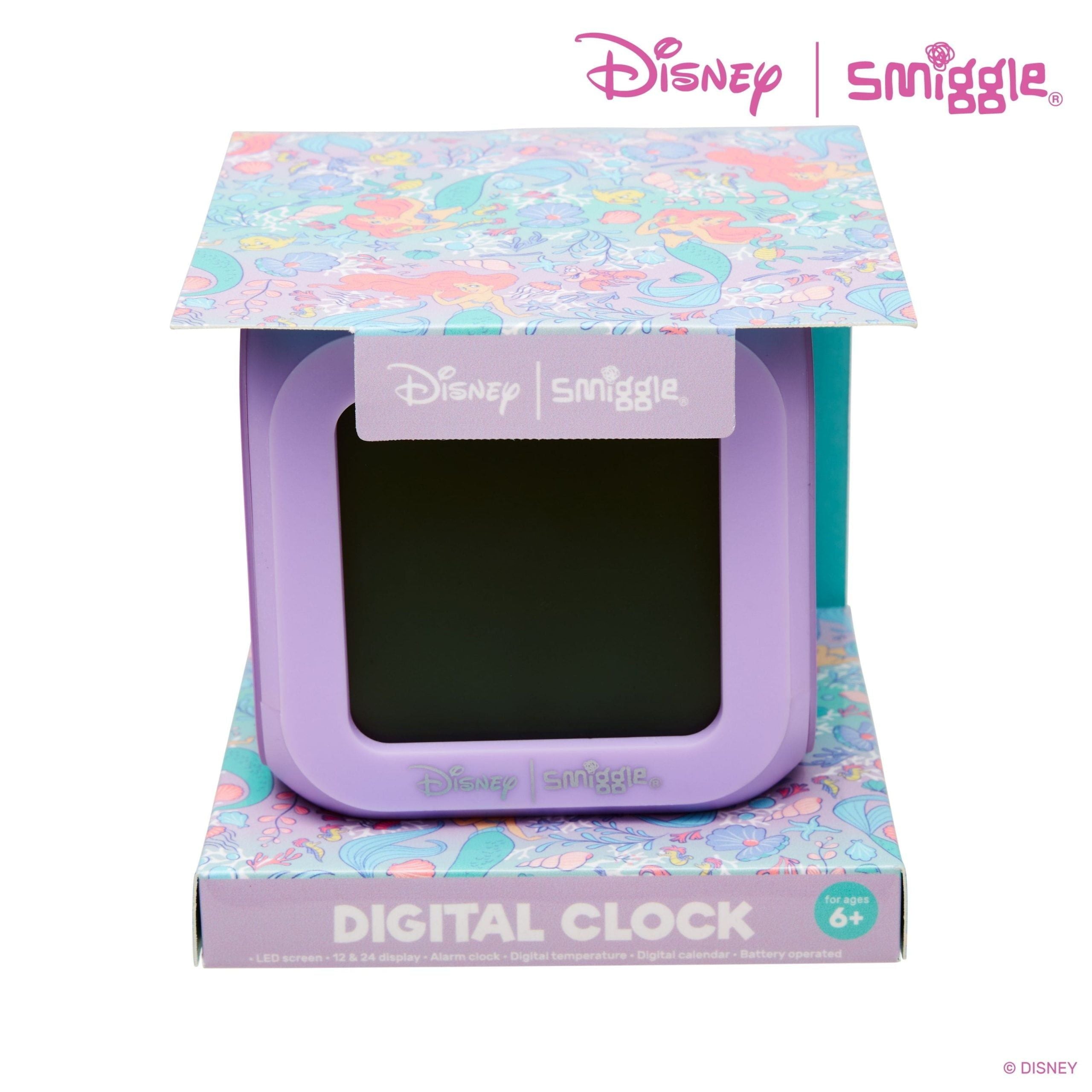 Smiggle – Disney Princess Ariel beleuchtete digitale Tischuhr