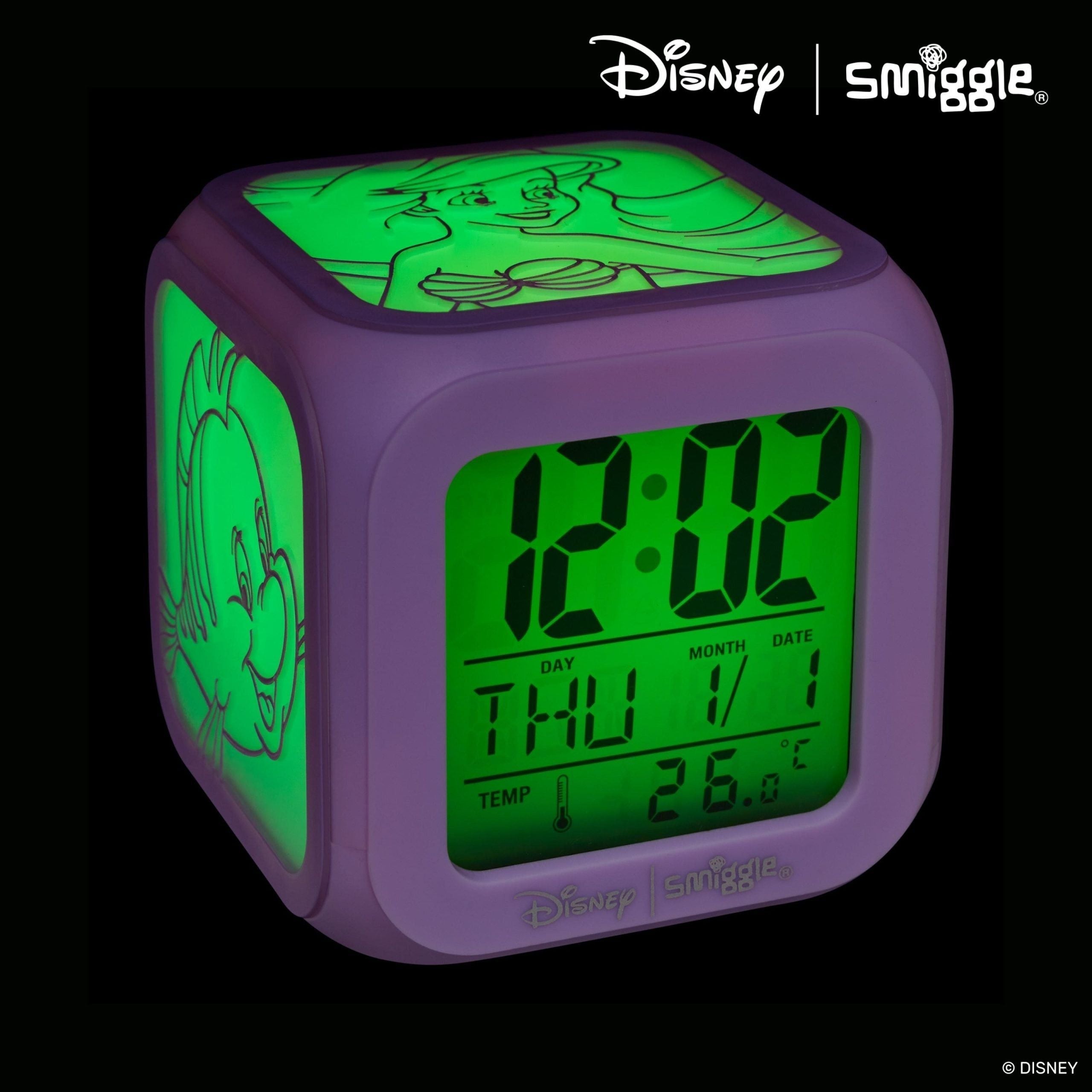 Smiggle – Disney Princess Ariel beleuchtete digitale Tischuhr