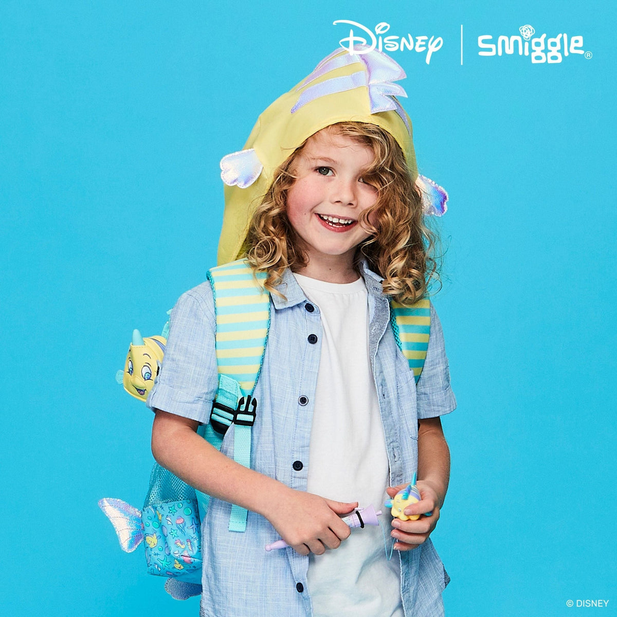 Smiggle – Disney Princess Junior Hoodie-Rucksack