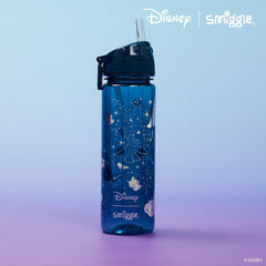 Smiggle – Disney Princess 650 ml BPA-freie Wasserflasche mit Strohhalm