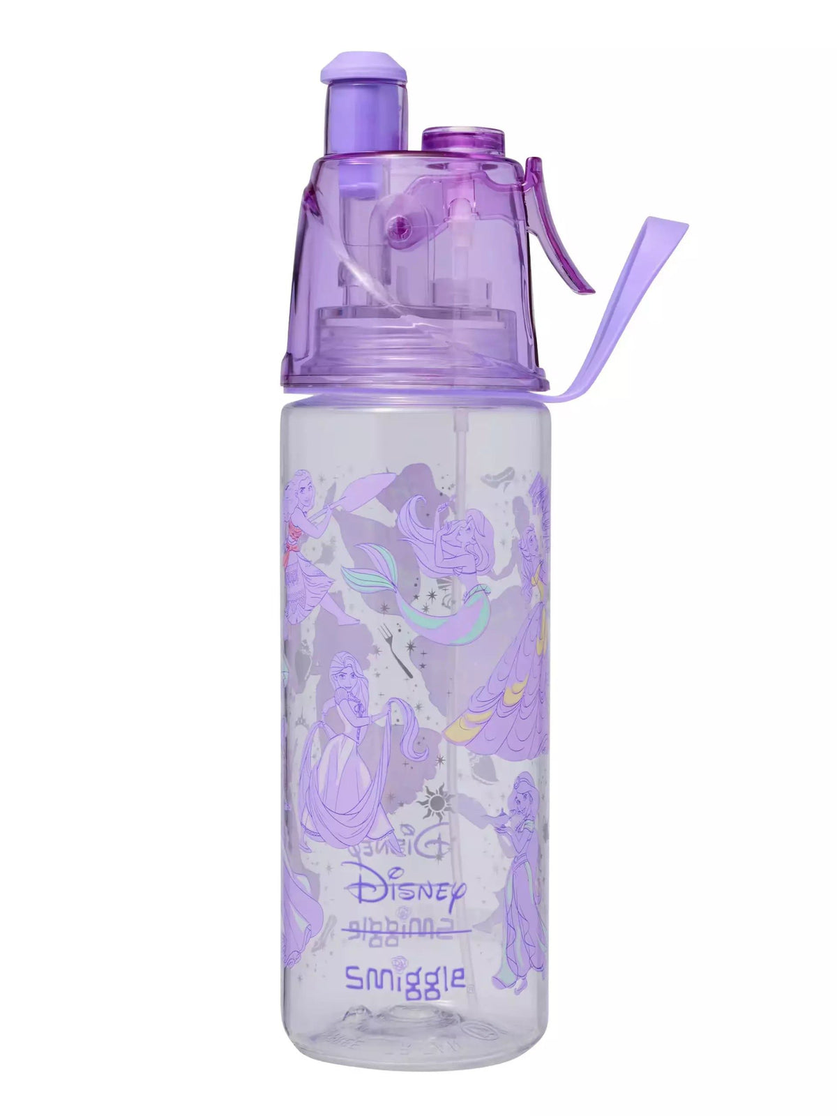 Smiggle – Disney Princess Wasserspray, 560 ml, BPA-freie Wasserflasche