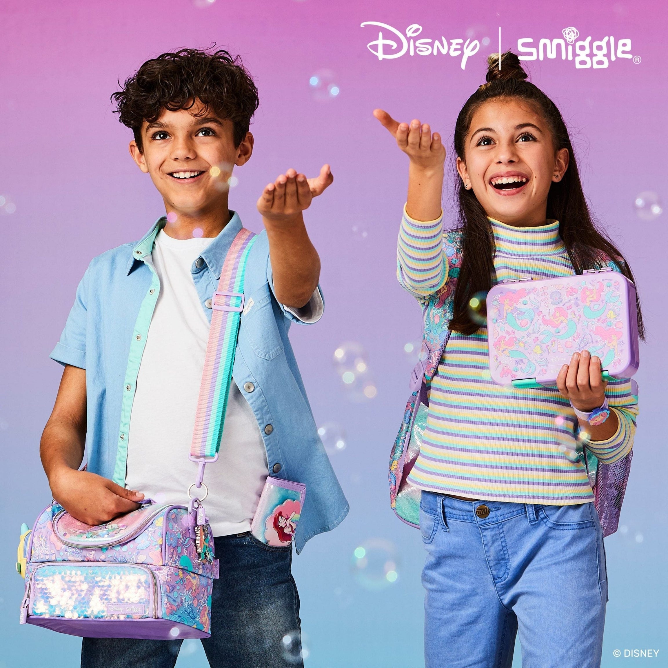 Smiggle - Disney Prinzessin Mittlere Bento Mittagessenbox