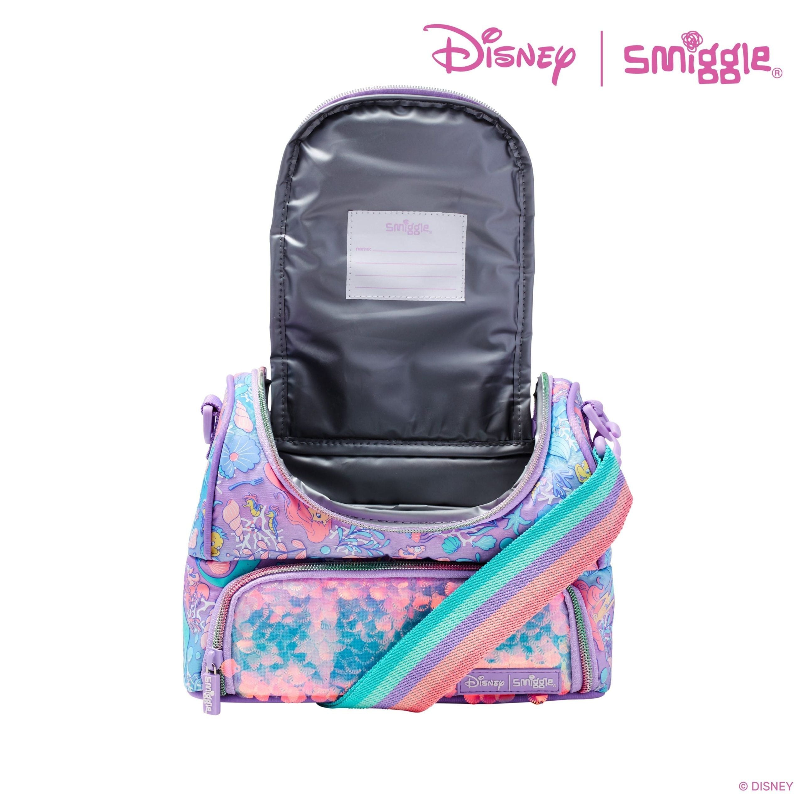 Smiggle – Disney Princess Doppeldecker-Lunchbox mit Riemen