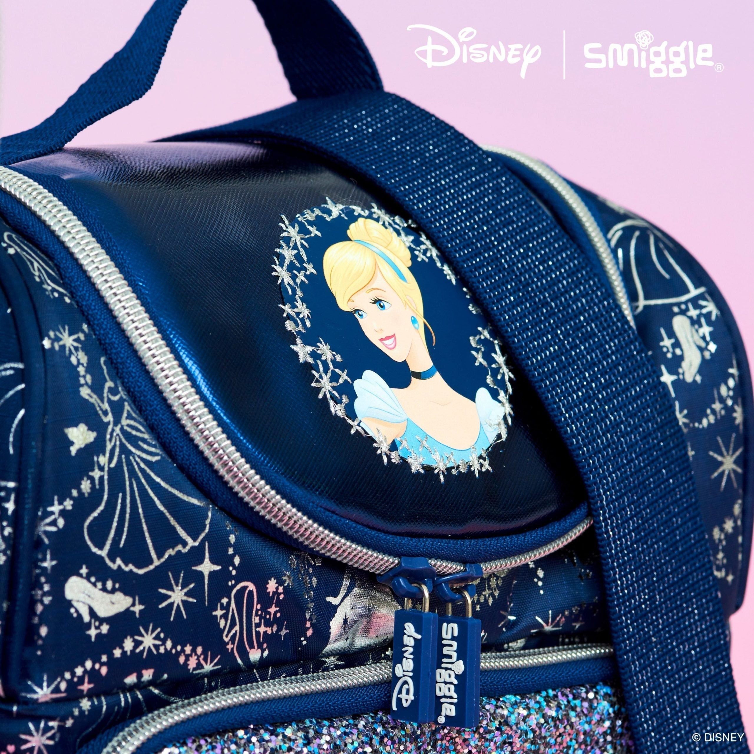 Smiggle – Disney Princess Cinderella Doppeldecker-Lunchbox mit Kleiderbügel