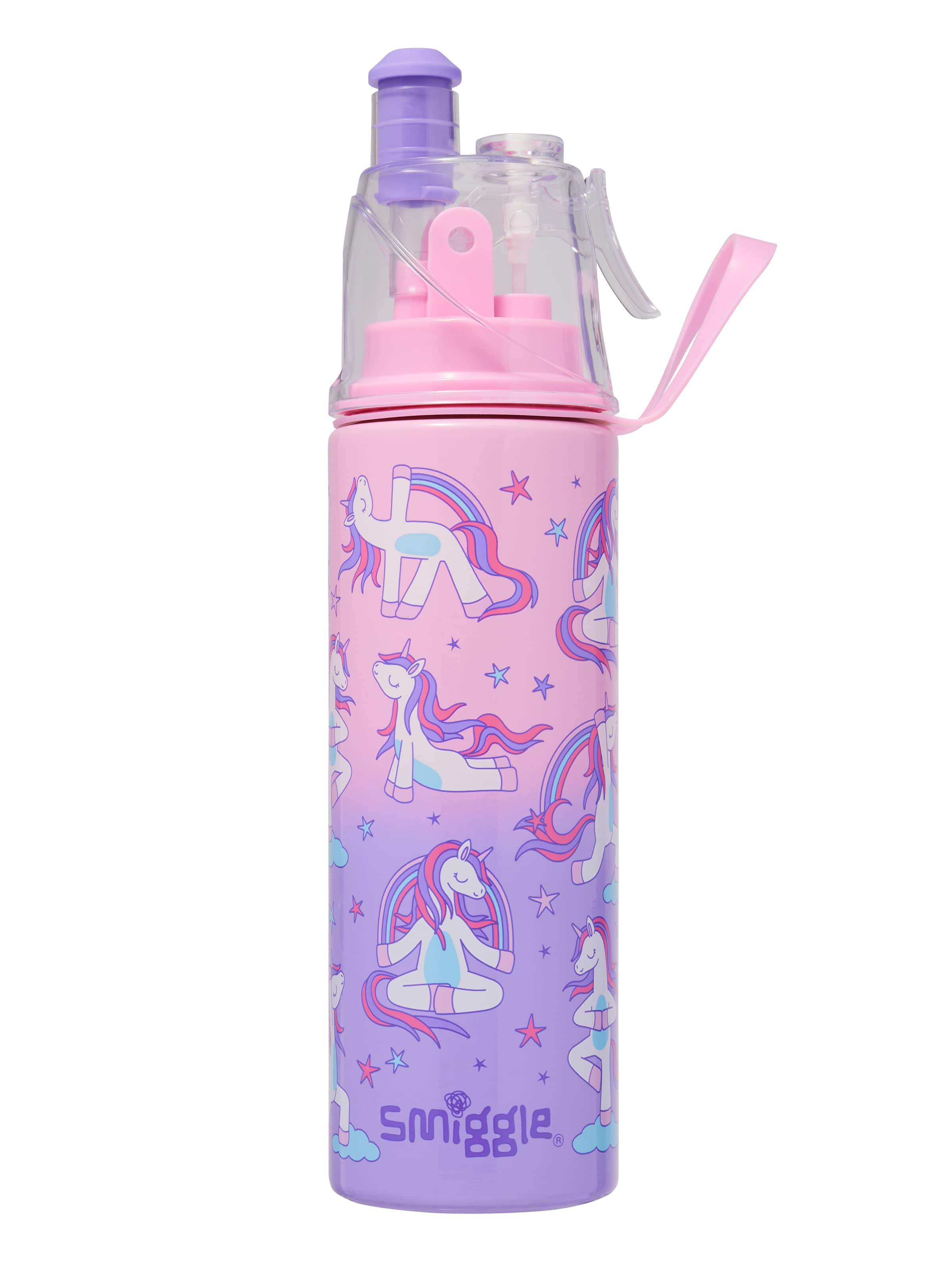 Smiggle - Edelstahlflasche mit Sprühfunktion 500 ml