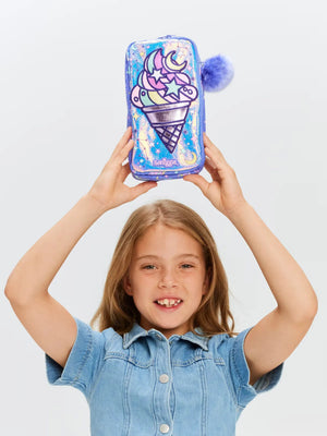 Smiggle – Federmäppchen mit Charakter-Motiv „Epic Adventures“.