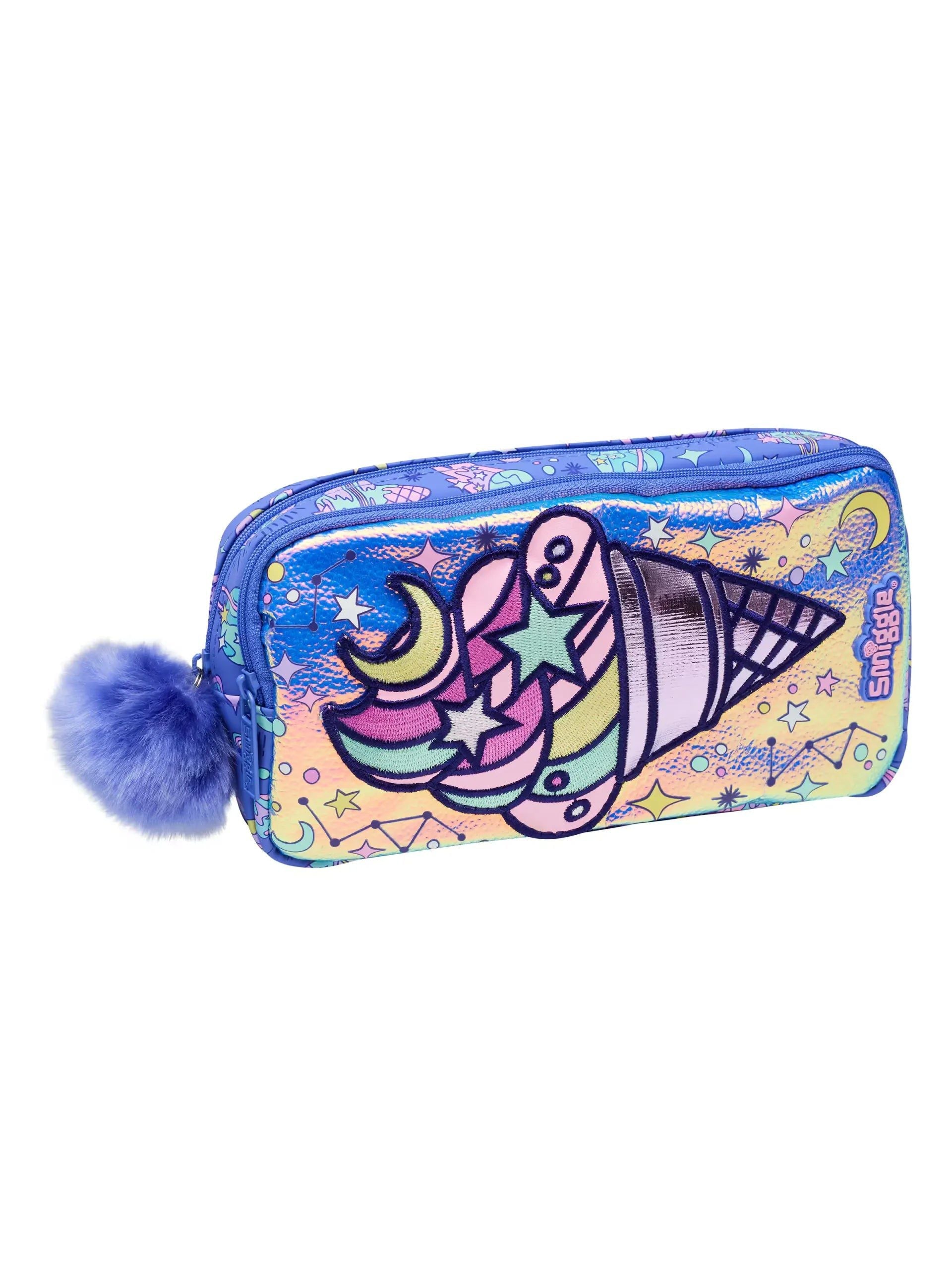 Smiggle – Federmäppchen mit Charakter-Motiv „Epic Adventures“.