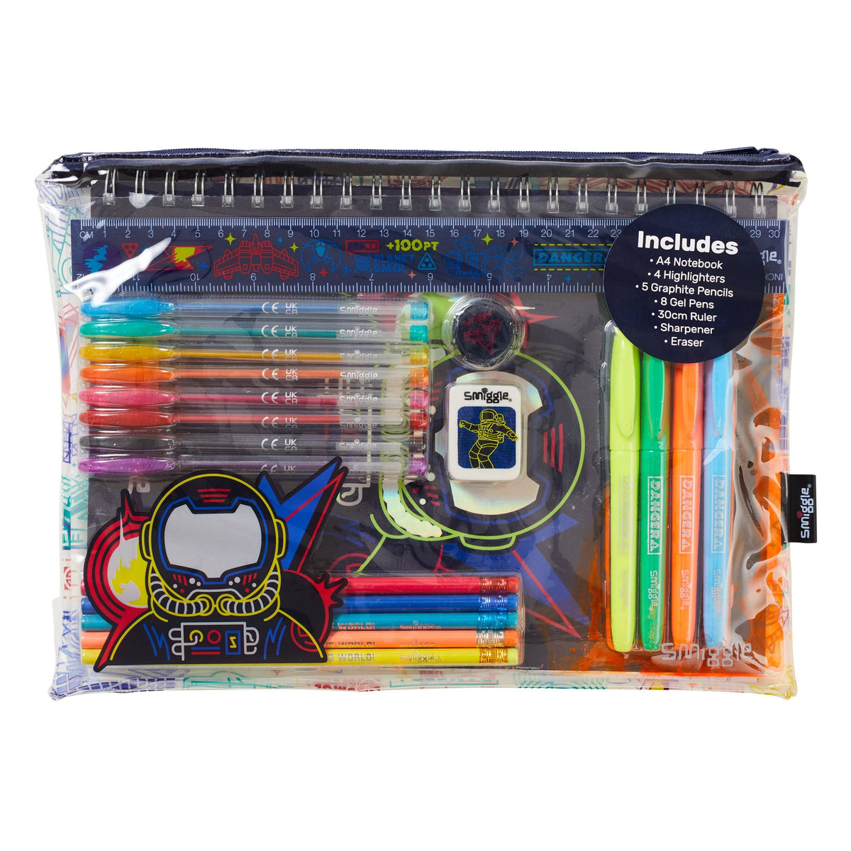 Smiggle – Essentials A4-Briefpapier-Set