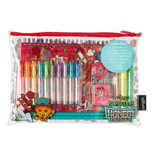Smiggle – Essentials A5 Hangry Hereos Briefpapier-Set